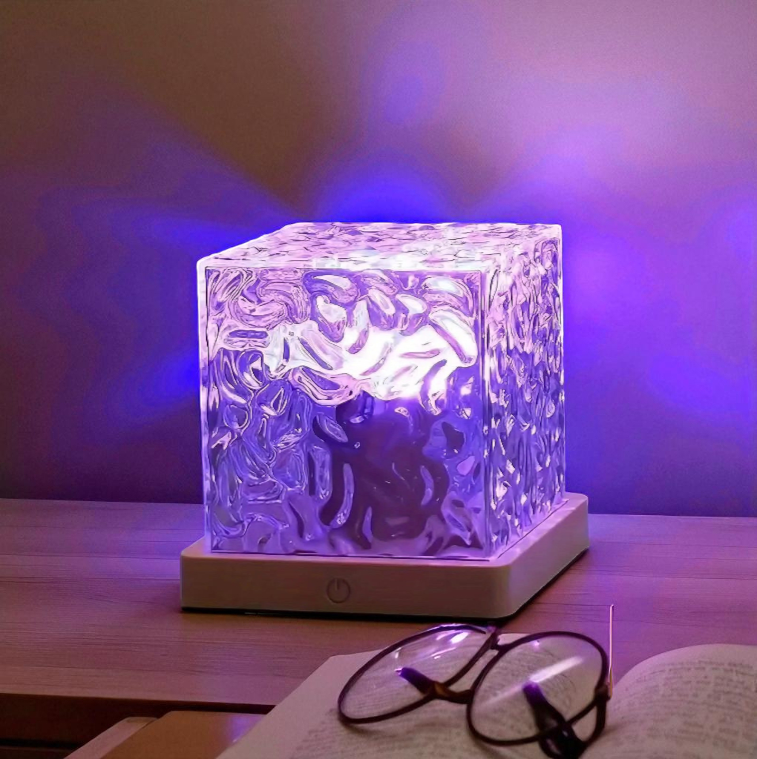 Luminar Crystal Lamp – 16 Color Remote Control