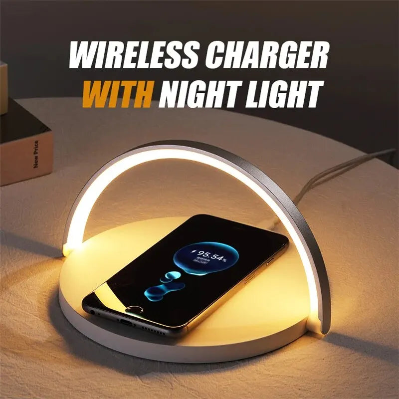 Luminar Edge™ – Wireless Charging Lamp with Adjustable Light