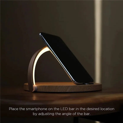 Luminar Edge™ – Wireless Charging Lamp with Adjustable Light