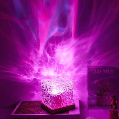 Luminar Crystal Lamp – 16 Color Remote Control